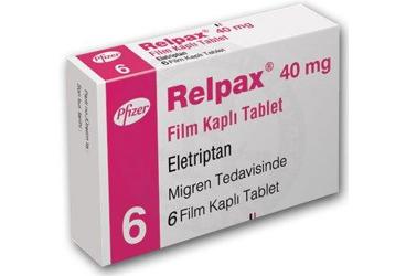 RELPAX 40 mg 6 film tablet kutu görseli