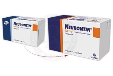 NEURONTIN 600 mg 50 çentikli film tablet kutu görseli