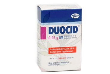 DUOCID LID.IM 250 mg 1 flakon kutu görseli
