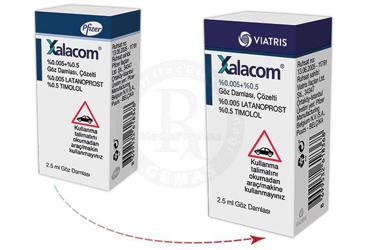XALACOM 50mcg/6.83MG 2.5 ml göz damlası kutu görseli