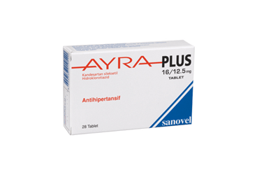 AYRA PLUS 16/12.5 mg 28 tablet kutu görseli