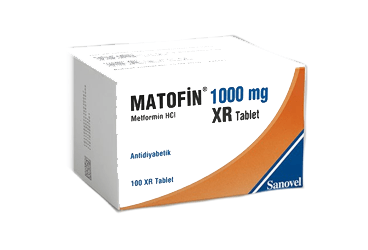 MATOFIN 1000 mg 100 XR tablet kutu görseli
