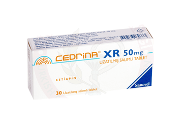 CEDRINA XR 50 mg uzatılmış salınımlı 30 tablet kutu görseli