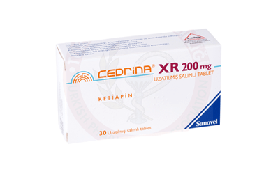 CEDRINA XR 200 mg uzatılmış salınımlı 30 tablet kutu görseli