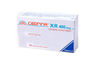 CEDRINA XR 400 mg uzatılmış salınımlı 30 tablet kutu görseli