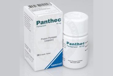 PANTHEC 40 mg 28 enterik tablet kutu görseli