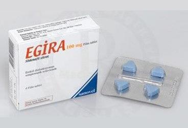EGIRA 100 mg 4 film tablet kutu görseli