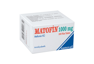 MATOFIN 1000 mg 100 film tablet kutu görseli