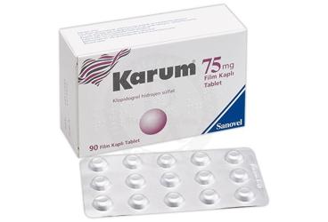KARUM 75 mg 90 film tablet kutu görseli
