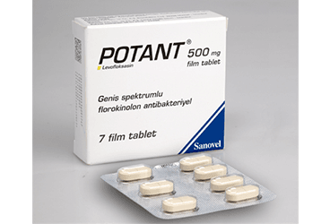 POTANT 500 mg 7 film tablet kutu görseli