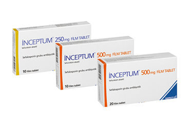 INCEPTUM 500 mg 14 film tablet kutu görseli