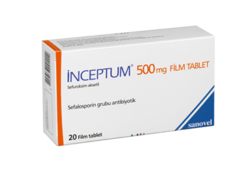 INCEPTUM 500 mg 20 film tablet kutu görseli
