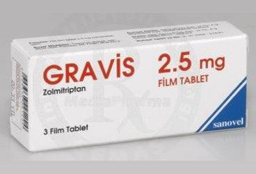 GRAVIS 2.5 mg 3 film tablet kutu görseli