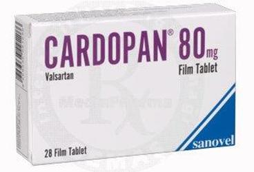 CARDOPAN 80 mg 28 film tablet kutu görseli