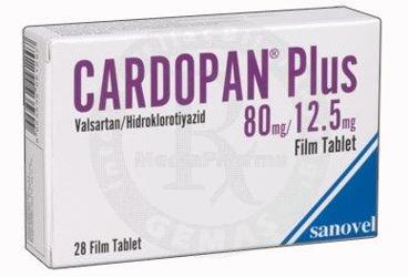 CARDOPAN PLUS 80/12.5 mg 28 film tablet kutu görseli