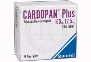 CARDOPAN PLUS 160 /12.5 mg 28 film tablet kutu görseli