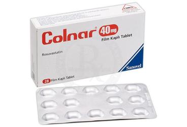 COLNAR 40 mg 28 film kaplı tablet kutu görseli