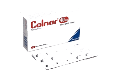 COLNAR 40 mg 90 film kaplı tablet kutu görseli