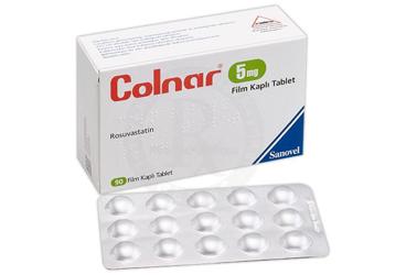 COLNAR 5 mg 90 film kaplı tablet kutu görseli