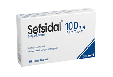 SEFSIDAL 100 mg 20 film tablet kutu görseli
