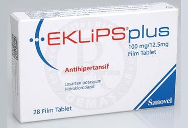 EKILIPS PLUS 100 mg/12.5 mg 28 film tablet kutu görseli
