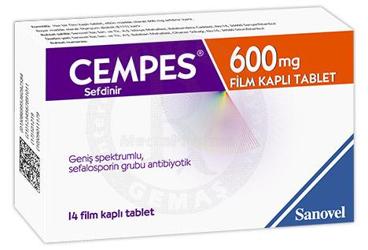 CEMPES 600 mg film kaplı tablet (14 tablet) kutu görseli