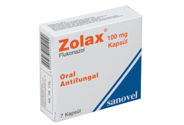 ZOLAX 100 mg 7 kapsül kutu görseli