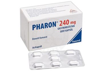 PHARON 240 mg GASTROREZISTAN sert kapsül (56 kapsül) kutu görseli