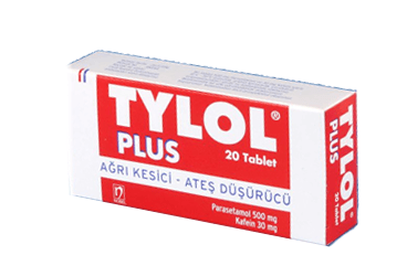 TYLOL PLUS 20 tablet kutu görseli