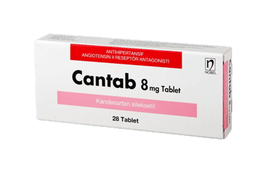 CANTAB 8 mg 28 tablet kutu görseli