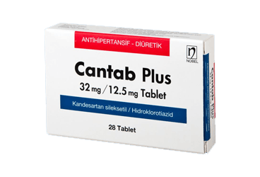 CANTAB PLUS 32 mg/12.5 mg 28 tablet kutu görseli