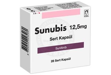 SUNUBIS 12.5 mg sert kapsül kutu görseli