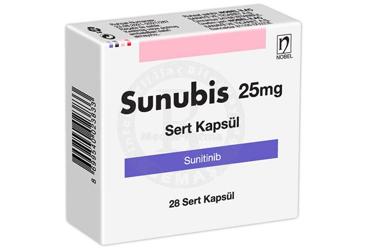 SUNUBIS 25 mg sert kapsül (28 kapsül) kutu görseli