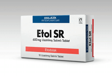 ETOL SR 600 mg 10 uzatılmış salınımlı tablet kutu görseli