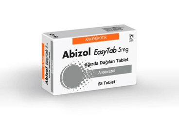 ABIZOL EASYTAB 5 mg ağızda dağılan 28 tablet { Nobel İlaç } kutu görseli