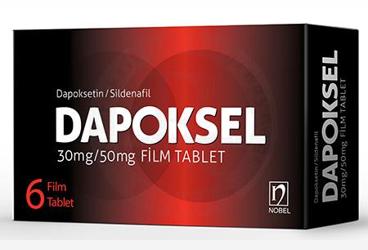 DAPOKSEL 30 mg/50 mg 6 film kaplı tablet kutu görseli