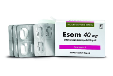 ESOM 20 mg 28 enterik kaplı mikropellet kapsül { 8699540090729 } kutu görseli
