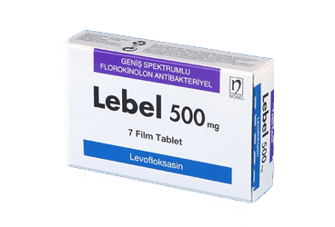 LEBEL 500 mg 7 film tablet kutu görseli