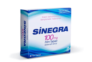 SINEGRA 100 mg 4 film tablet kutu görseli