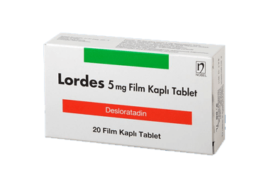 LORDES 5 mg 20 film tablet kutu görseli