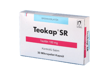 TEOKAP SR 100 mg 30 kapsül kutu görseli