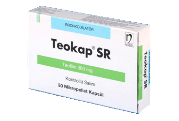TEOKAP SR 300 mg 30 kapsül kutu görseli
