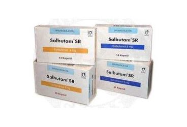 SALBUTAM SR 8 mg 14 kapsül kutu görseli