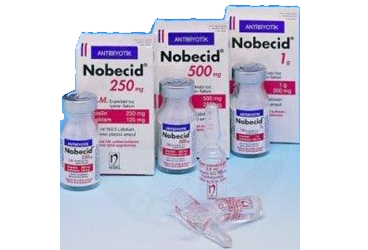 NOBECID IM 250 mg 1 flakon kutu görseli