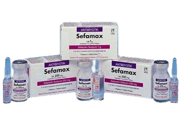 SEFAMAX IM 1000 mg 1 flakon kutu görseli