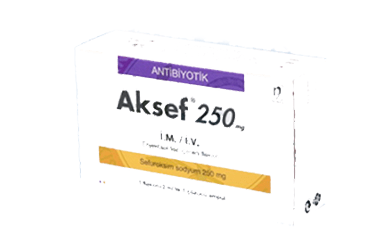 AKSEF IM/IV 250 mg 1 flakon kutu görseli