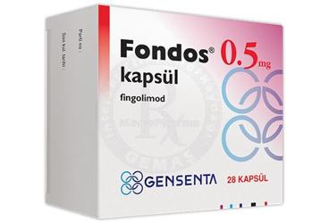FONDOS 0.5mg 28 kapsül kutu görseli