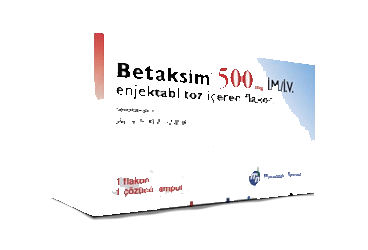 BETAKSIM 500 mg 1 ampül kutu görseli