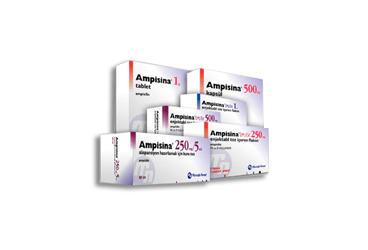 AMPISINA 125 mg 80 ml süspansiyon kutu görseli