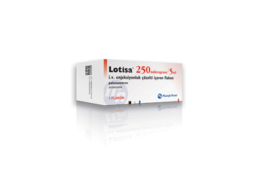 LOTISA 250 mcg/5 ml IV enjeksiyonluk çözelti içeren 1 flakon kutu görseli
